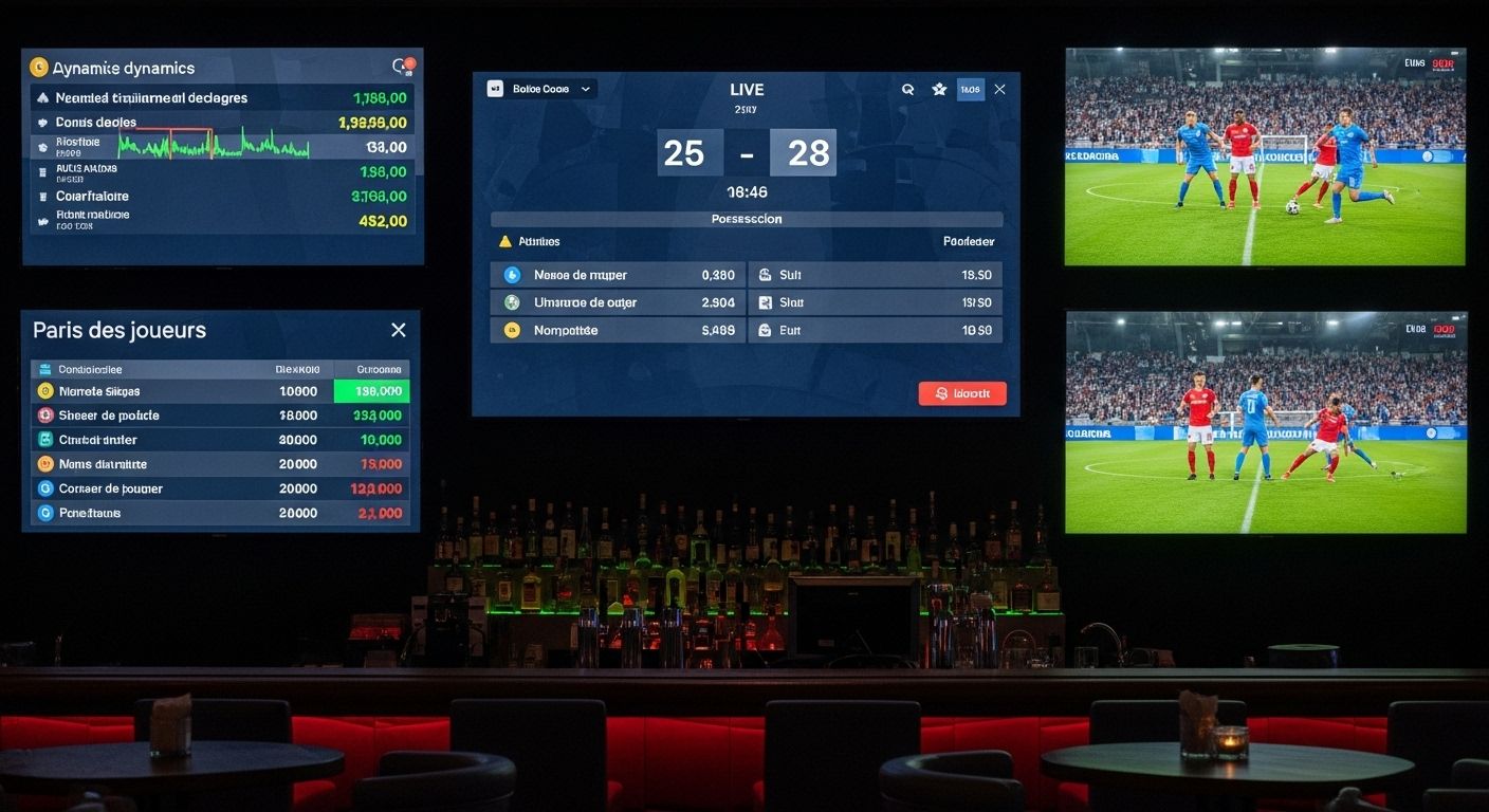 Fonctionnalités de paris en direct sportsbook features