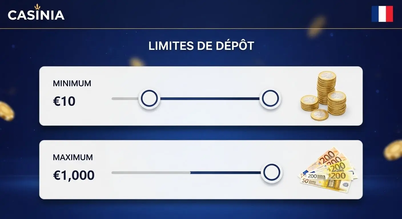 Limites de dépôt casino payment options
